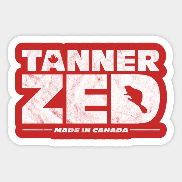 Tanner Zipchen - Tanner Zed Sticker by TheClementW